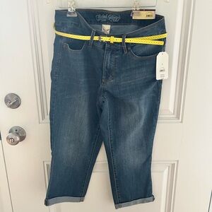 NWT Faded Glory Denim Capris